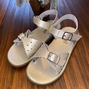 Footmates Ariel Girls Gold Sandals Size 12